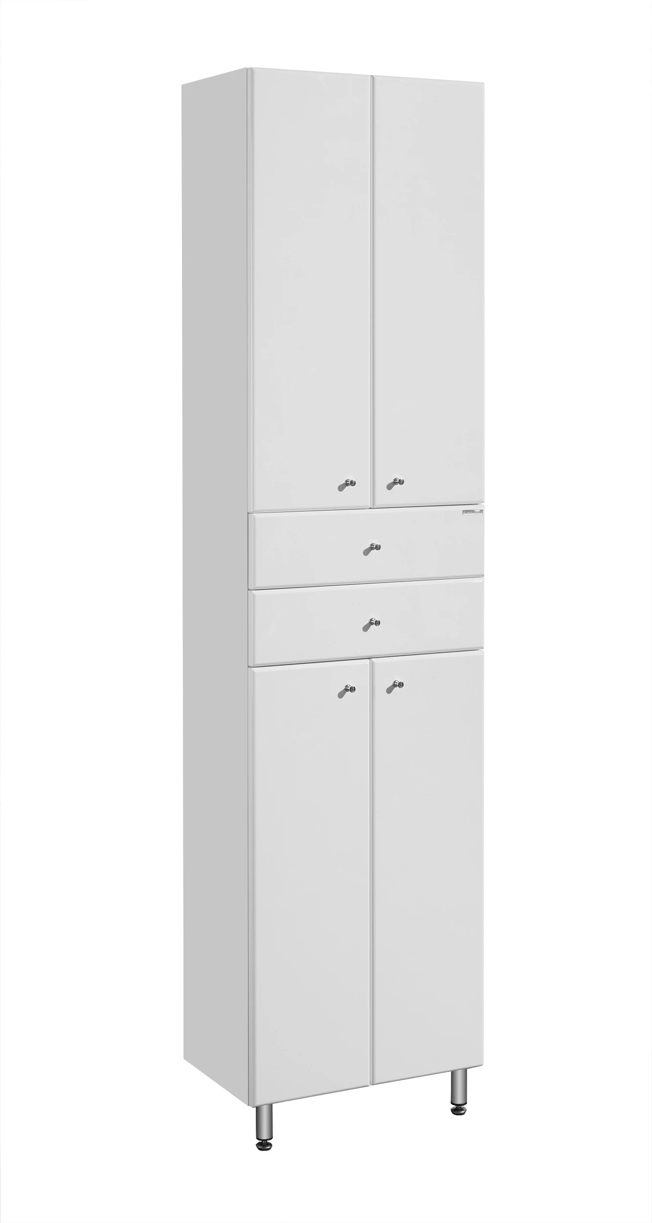 Шкаф колонна минима м с бельевой корзиной